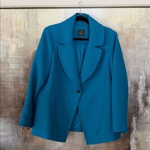 Adrianna Papell Women's Blue Blazer Sz 12 nice